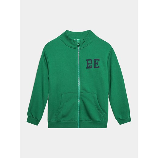 United Colors Of Benetton Bluza 3PANG5029 Zielony Regular Fit ze sklepu MODIVO w kategorii Bluzy i swetry - zdjęcie 181076621
