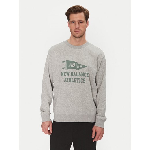 New Balance Bluza MT51929 Szary Regular Fit New Balance L MODIVO