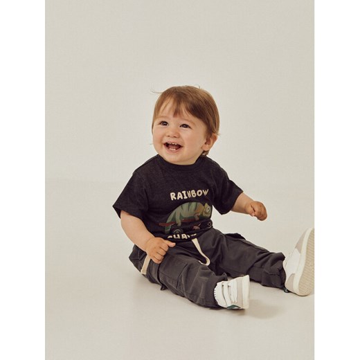 Zippy T-Shirt ZBBAP0303 23005 Szary Regular Fit 6_9M MODIVO