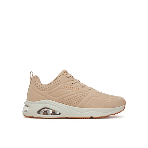 Skechers Sneakersy Tres-Air Uno-Casairal 183090/NAT Beżowy ze sklepu MODIVO w kategorii Buty sportowe męskie - zdjęcie 181077710