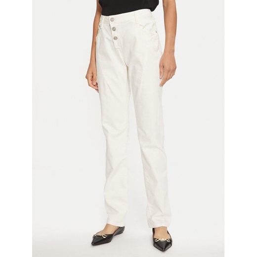 Please Jeansy P0VVHO2I5N Biały Slim Fit ze sklepu MODIVO w kategorii Jeansy damskie - zdjęcie 181079050