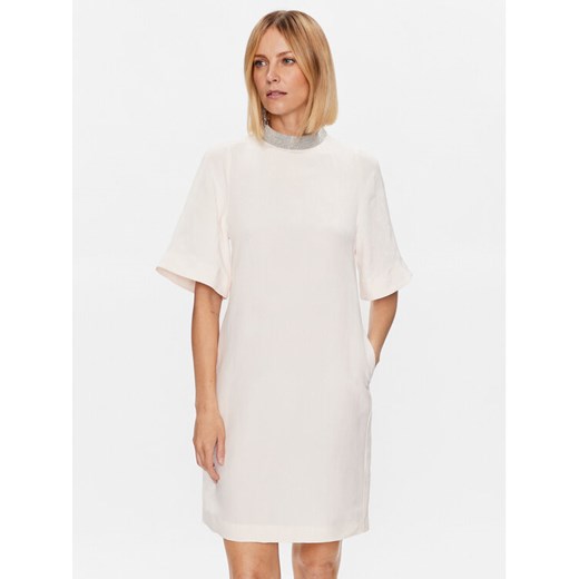 Fabiana Filippi Sukienka codzienna ABD273B586 Biały Regular Fit Fabiana Filippi 42 MODIVO