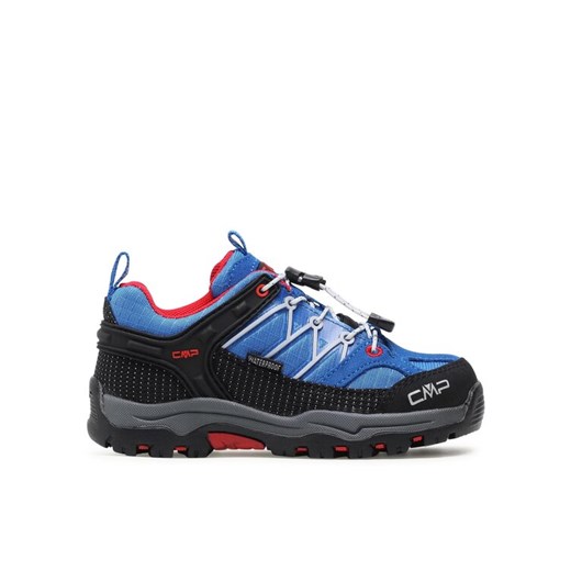 CMP Trekkingi Kids Rigel Low Trekking Shoe Wp 3Q54554 Niebieski ze sklepu MODIVO w kategorii Buty trekkingowe dziecięce - zdjęcie 181080120