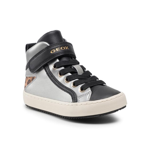 Geox Sneakersy J Kalispera G. M J944GM 0NFDH C0474 S Srebrny ze sklepu MODIVO w kategorii Trampki dziecięce - zdjęcie 181080182
