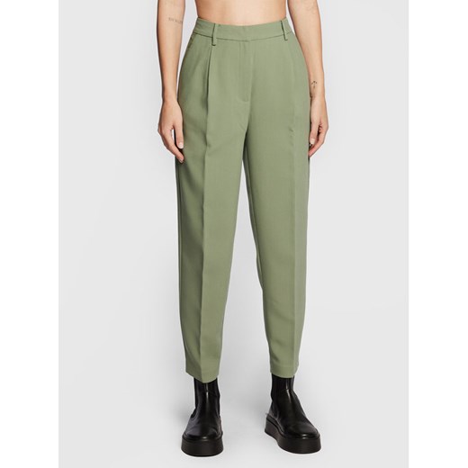 Bruuns Bazaar Spodnie materiałowe Cindy Sus Dagny BBW2393 Zielony Loose Fit Bruuns Bazaar 36 MODIVO