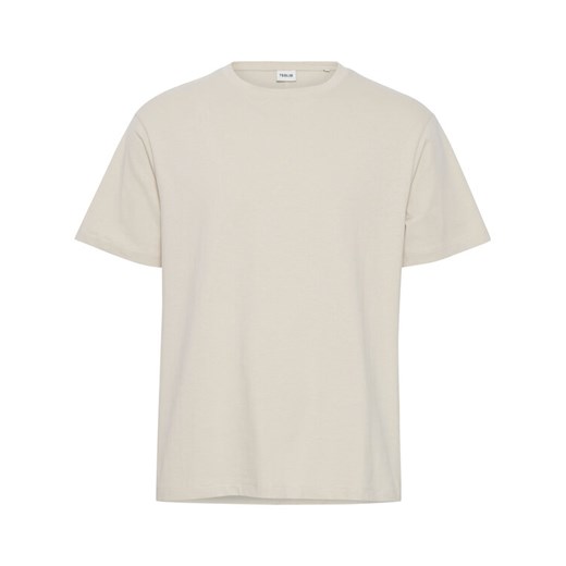 Solid T-Shirt 21107195 Beżowy Regular Fit Solid XL MODIVO