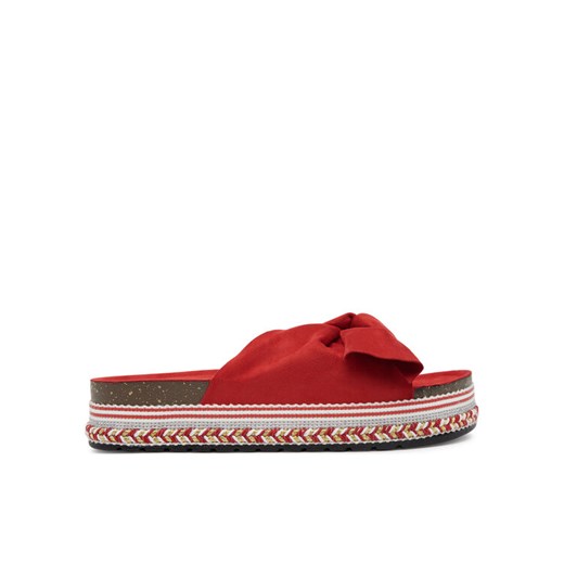DeeZee Klapki E2050-3 Czerwony ze sklepu MODIVO w kategorii Espadryle damskie - zdjęcie 181081144