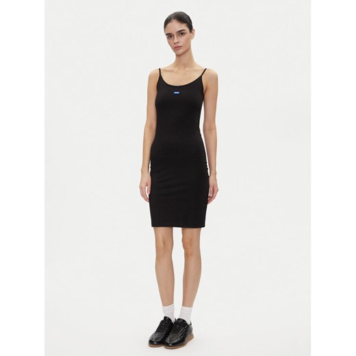 HUGO Sukienka codzienna Narya 50538896 Czarny Slim Fit ze sklepu MODIVO w kategorii Sukienki - zdjęcie 181081440