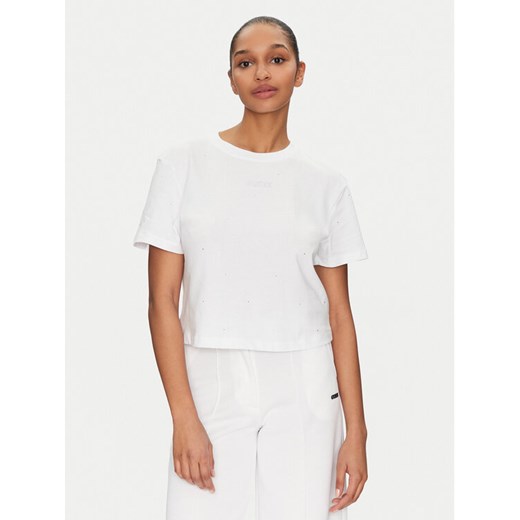 Guess T-Shirt V5GI00 I3Z14 Biały Boxy Fit ze sklepu MODIVO w kategorii Bluzki damskie - zdjęcie 181082450
