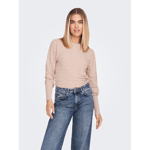 ONLY Sweter 15264797 Różowy Regular Fit ze sklepu MODIVO w kategorii Swetry damskie - zdjęcie 181084032