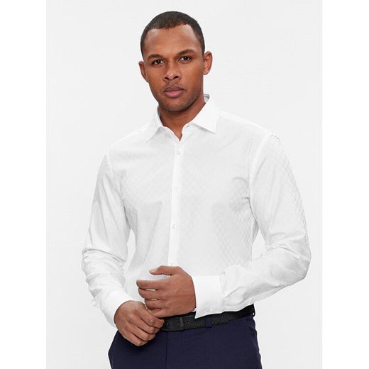 Hugo Koszula Kenno 50508316 Biały Slim Fit ze sklepu MODIVO w kategorii Koszule męskie - zdjęcie 181086652