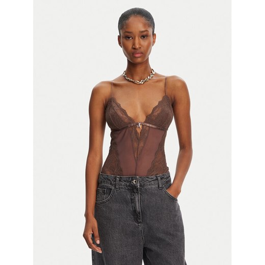 Patrizia Pepe Body 2I0143/A602-B825 Brązowy Patrizia Pepe II MODIVO