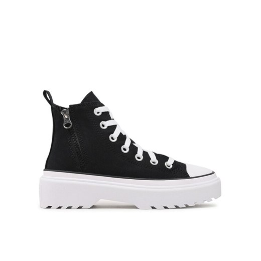 Converse Trampki Chuck Taylor All Star Lugged Lift Hi A03011C Czarny ze sklepu MODIVO w kategorii Trampki damskie - zdjęcie 181088903