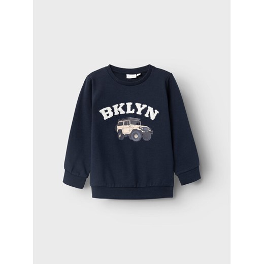 NAME IT Bluza 13219396 Granatowy Regular Fit ze sklepu MODIVO w kategorii Bluzy chłopięce - zdjęcie 181090810