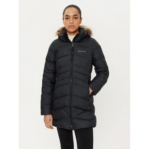 Marmot Kurtka puchowa Montreal M15838 Czarny Regular Fit ze sklepu MODIVO w kategorii Kurtki damskie - zdjęcie 181091134