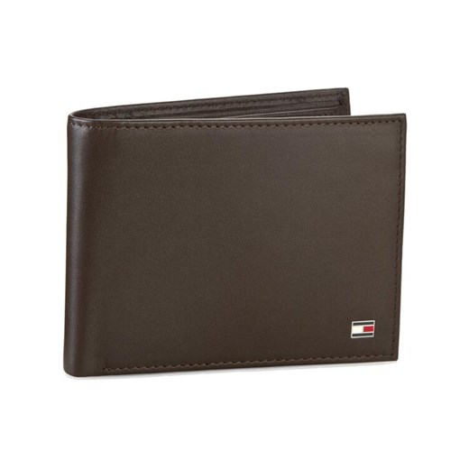 Tommy Hilfiger Duży Portfel Męski Eton Cc Flap And Coin Pocket AM0AM00652/83362 Brązowy ze sklepu MODIVO w kategorii Portfele męskie - zdjęcie 181091601