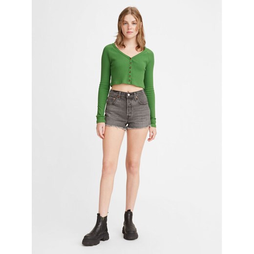 Levi's® Szorty jeansowe 501® Original 563270240 Szary Regular Fit ze sklepu MODIVO w kategorii Szorty - zdjęcie 181094421