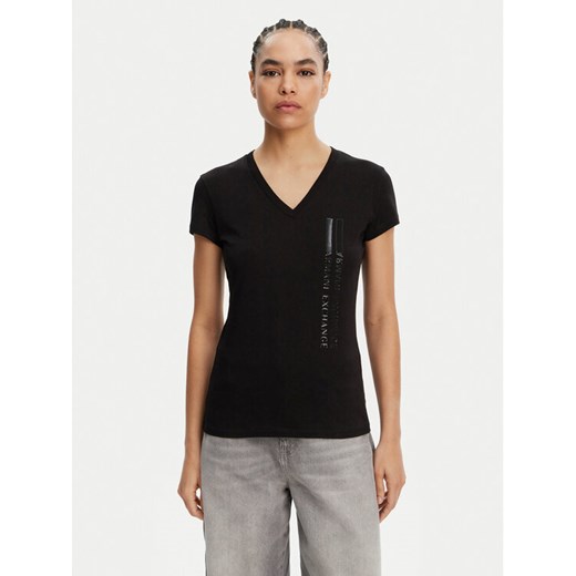 Armani Exchange T-Shirt XW000529 AF10356 UC001 Czarny Slim Fit ze sklepu MODIVO w kategorii Bluzki damskie - zdjęcie 181094851
