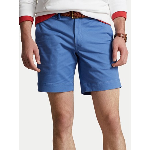 Polo Ralph Lauren Szorty materiałowe 710799213045 Niebieski Slim Fit ze sklepu MODIVO w kategorii Spodenki męskie - zdjęcie 181095054