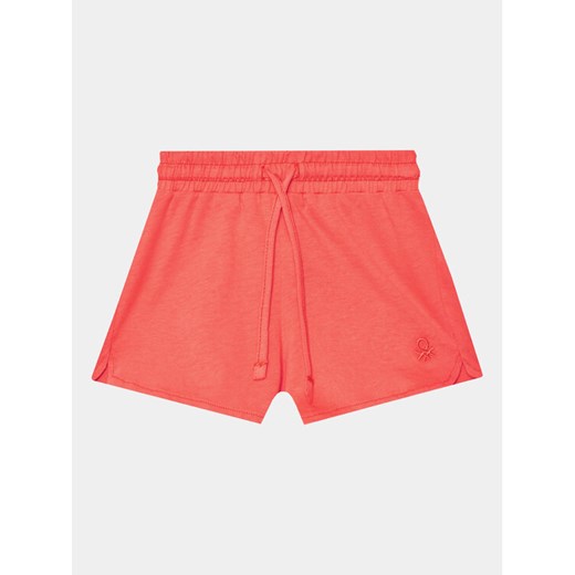 United Colors Of Benetton Szorty sportowe 3I1XG900N Czerwony Regular Fit ze sklepu MODIVO w kategorii Spodenki niemowlęce - zdjęcie 181095131