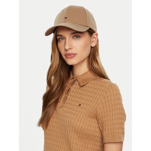 Tommy Hilfiger Czapka z daszkiem AW0AW16844 Beżowy ze sklepu MODIVO w kategorii Czapki z daszkiem damskie - zdjęcie 181096462