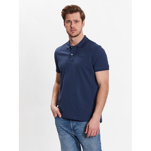 Geox Polo Piquet M3510B-T2649 F4070 Niebieski Regular Fit ze sklepu MODIVO w kategorii T-shirty męskie - zdjęcie 181096892