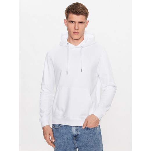 KARL LAGERFELD Bluza 705402 533910 Biały Regular Fit ze sklepu MODIVO w kategorii Bluzy męskie - zdjęcie 181098231