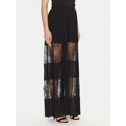 TWINSET Spodnie palazzo 251TP2782 Czarny Wide Leg ze sklepu MODIVO w kategorii Spodnie damskie - zdjęcie 181098442