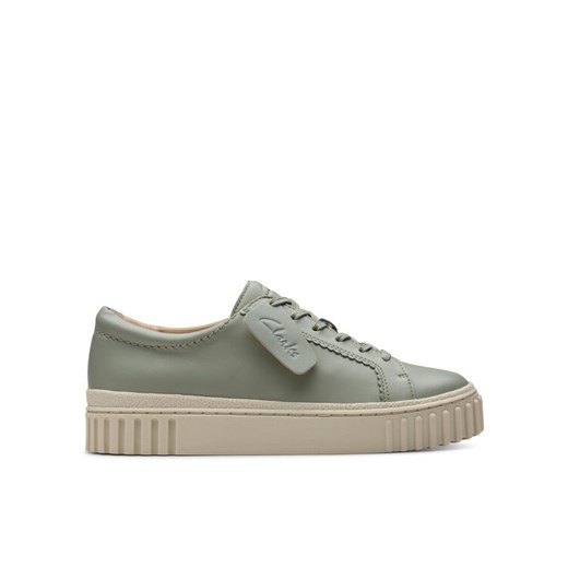 Clarks Sneakersy Mayhill Walk 26181208 Zielony ze sklepu MODIVO w kategorii Trampki damskie - zdjęcie 181098622