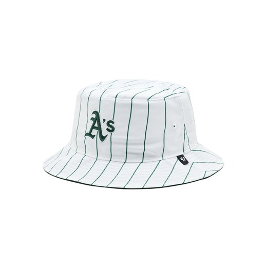 47 Brand Czapka z daszkiem MLB Oakland Athletics Pinstriped '47 BUCKET 47 Brand 00 MODIVO