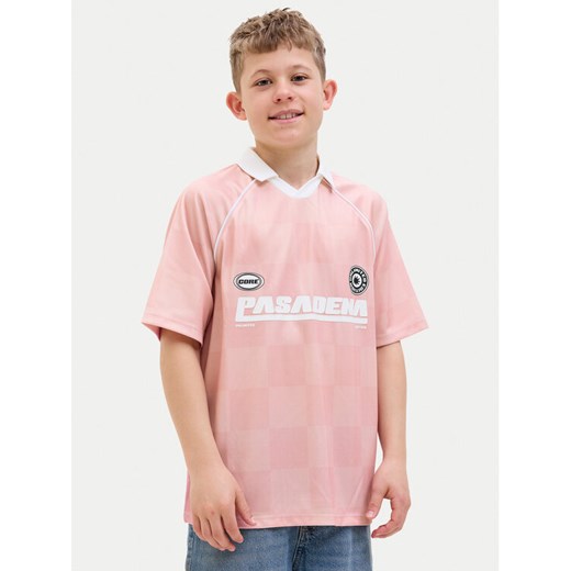 Jack&Jones Junior Polo 12278700 Różowy Loose Fit ze sklepu MODIVO w kategorii T-shirty chłopięce - zdjęcie 181101141