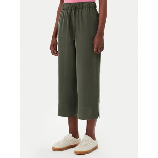Tom Tailor Kuloty 1045438 Zielony Regular Fit ze sklepu MODIVO w kategorii Spodnie damskie - zdjęcie 181102641