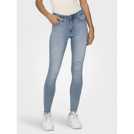 ONLY Jeansy Blush 15282346 Niebieski Skinny Fit ze sklepu MODIVO w kategorii Jeansy damskie - zdjęcie 181103201