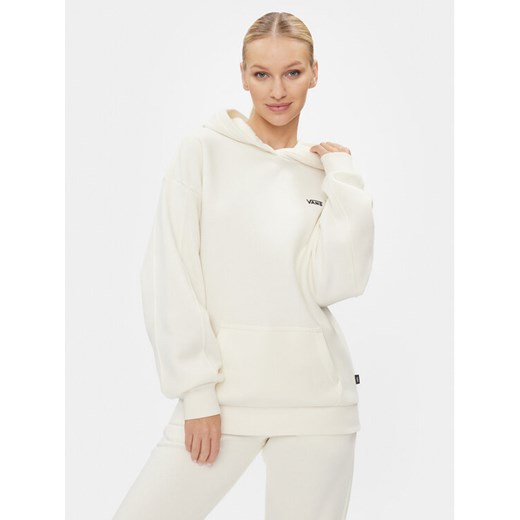 Vans Bluza Comfycush Ls Hoodie VN0A7RMIFS81 Écru Regular Fit ze sklepu MODIVO w kategorii Bluzy damskie - zdjęcie 181103793