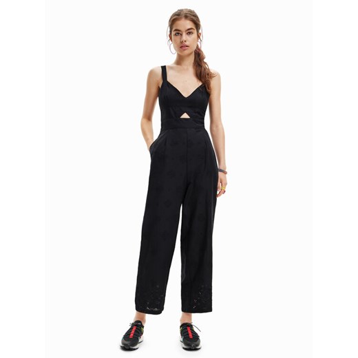 Desigual Kombinezon 23SWPW26 Czarny Regular Fit Desigual XL MODIVO