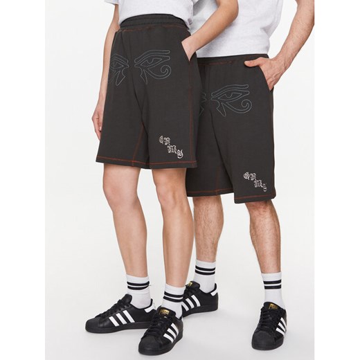 Grimey Szorty sportowe GBSS165 Czarny Regular Fit Grimey M MODIVO