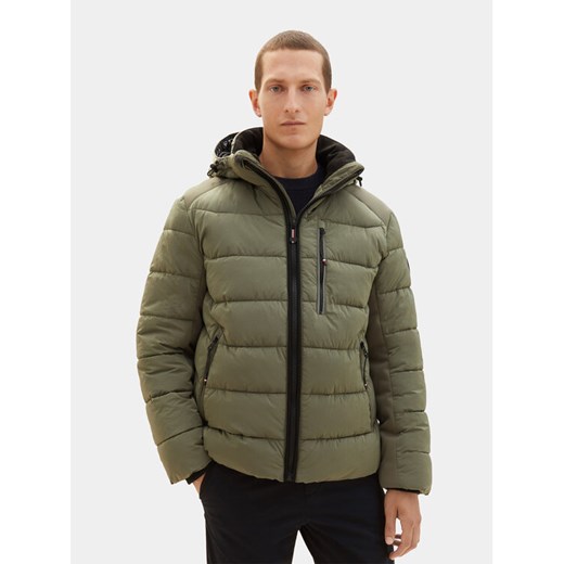 Tom Tailor Kurtka puchowa 1037342 Zielony Regular Fit ze sklepu MODIVO w kategorii Kurtki męskie - zdjęcie 181107901