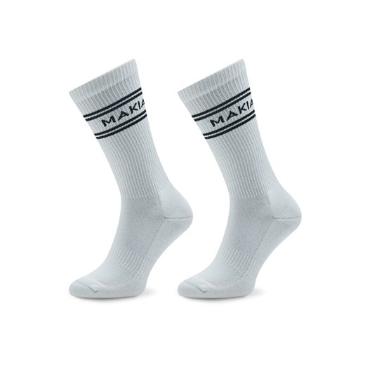 Makia Zestaw 2 par wysokich skarpet unisex Stripe U83015 Biały Makia 39_42 MODIVO
