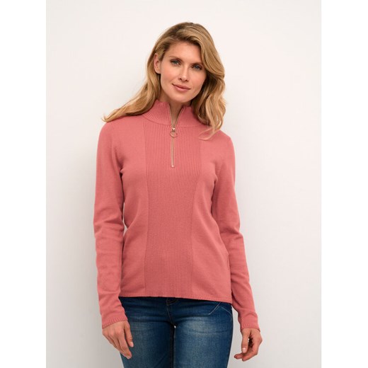 Cream Sweter Crdela High Neck 10610647 Różowy Straight Fit ze sklepu MODIVO w kategorii Swetry damskie - zdjęcie 181108343