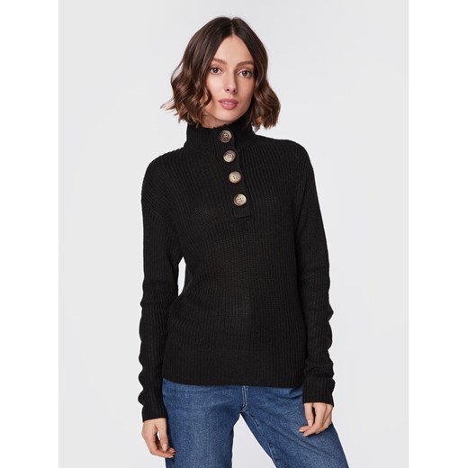 Brave Soul Sweter LK-230HALL Czarny Regular Fit ze sklepu MODIVO w kategorii Swetry damskie - zdjęcie 181108844