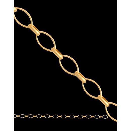 bransoletka złota łańcuszkowa 18cm jubiler-pl czarny 