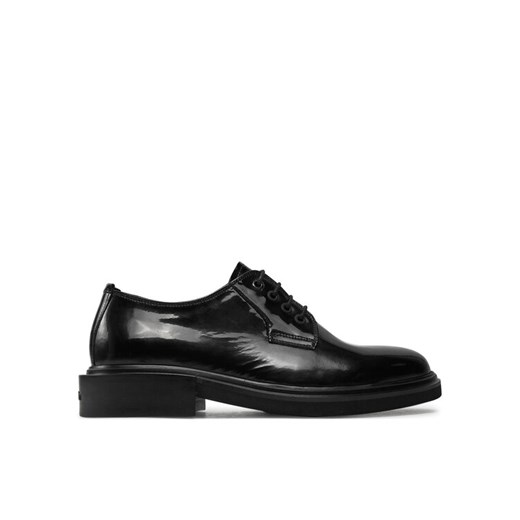 Calvin Klein Półbuty Postman Derby Pat HM0HM01685 Czarny ze sklepu MODIVO w kategorii Półbuty męskie - zdjęcie 181110673