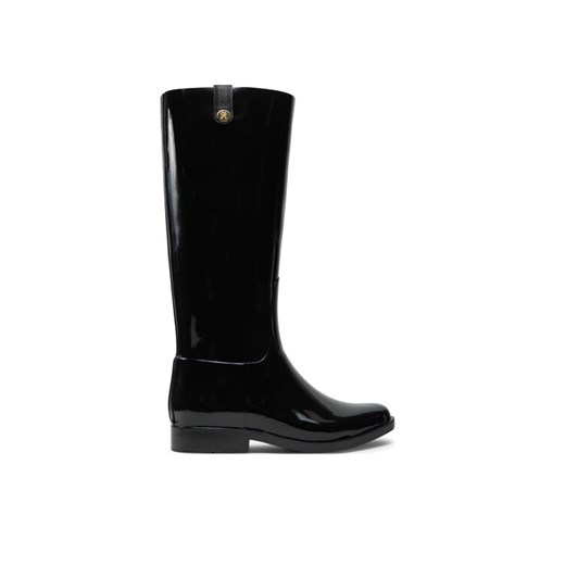 Tommy Hilfiger Kalosze Th Stud Rubber Long Rainboot FW0FW08185 Czarny Tommy Hilfiger 37 MODIVO