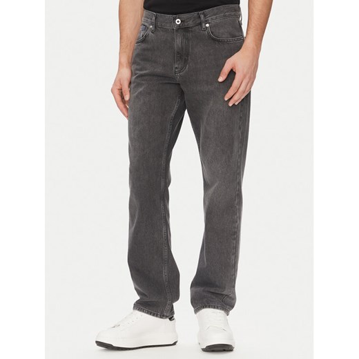 Karl Lagerfeld Jeans Jeansy A2M10131 Szary Straight Fit 34_30 MODIVO
