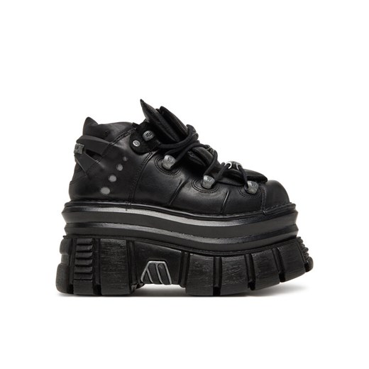 NEW ROCK Sneakersy M-106-C178 Czarny ze sklepu MODIVO w kategorii Buty sportowe damskie - zdjęcie 181112571