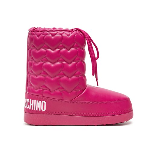 LOVE MOSCHINO Śniegowce JA24082G1LISE626 Różowy ze sklepu MODIVO w kategorii Śniegowce damskie - zdjęcie 181113300
