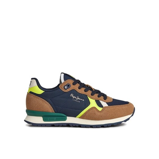 Pepe Jeans Sneakersy PBS30576 Brązowy ze sklepu MODIVO w kategorii Buty sportowe dziecięce - zdjęcie 181114422