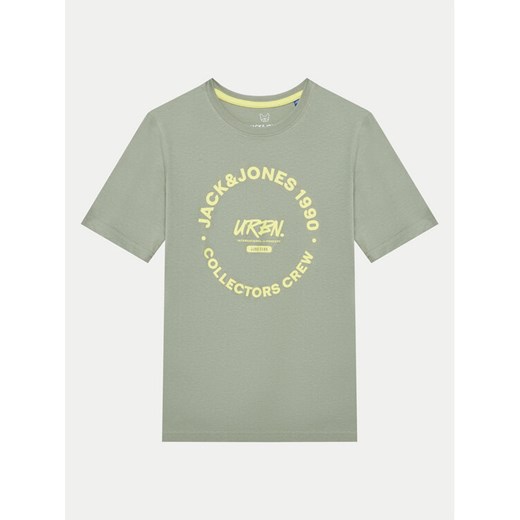 Jack&Jones Junior T-Shirt 12270001 Zielony Regular Fit ze sklepu MODIVO w kategorii T-shirty chłopięce - zdjęcie 181115220