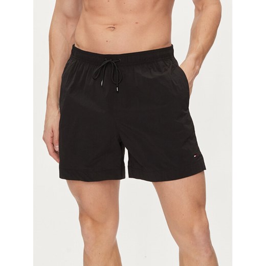Tommy Hilfiger Szorty kąpielowe UM0UM03280 Czarny Regular Fit Tommy Hilfiger XL MODIVO