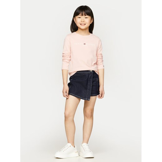 Tommy Hilfiger Bluzka Essential KG0KG05247 Różowy Regular Fit ze sklepu MODIVO w kategorii Bluzki dziewczęce - zdjęcie 181115880